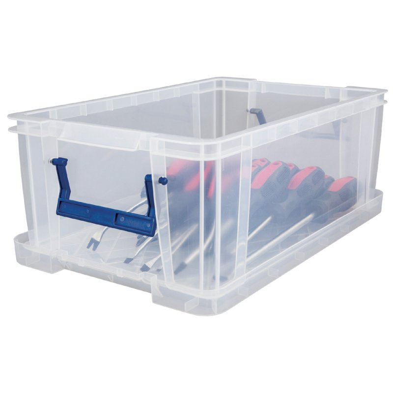 Fellowes ProStore boîte de rangement, 10 litres, transparent, lot de 4